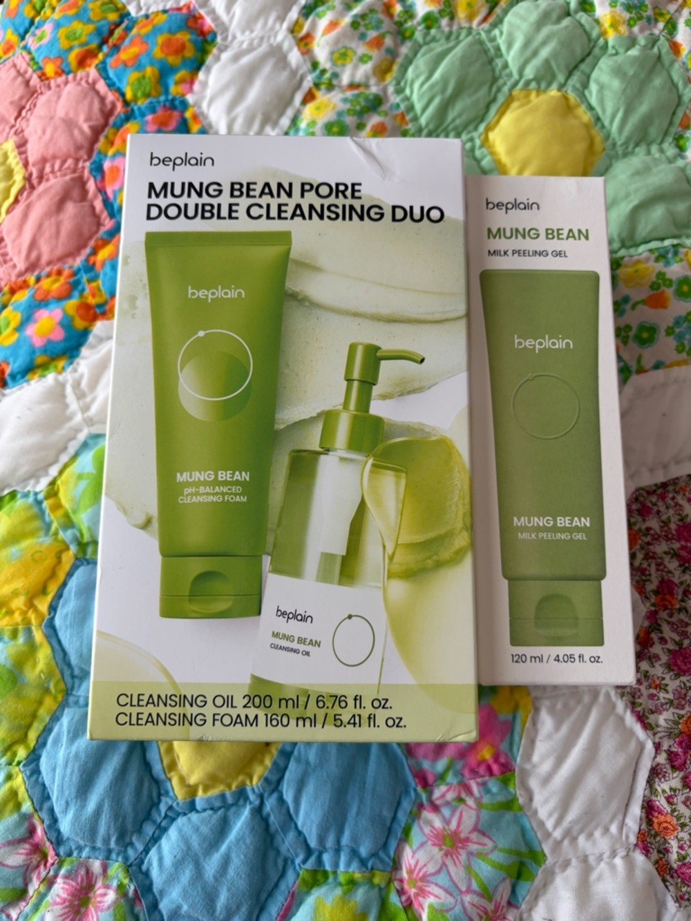 Mung Bean Pore Double Cleansing Duo - and Milk Peeling Gel